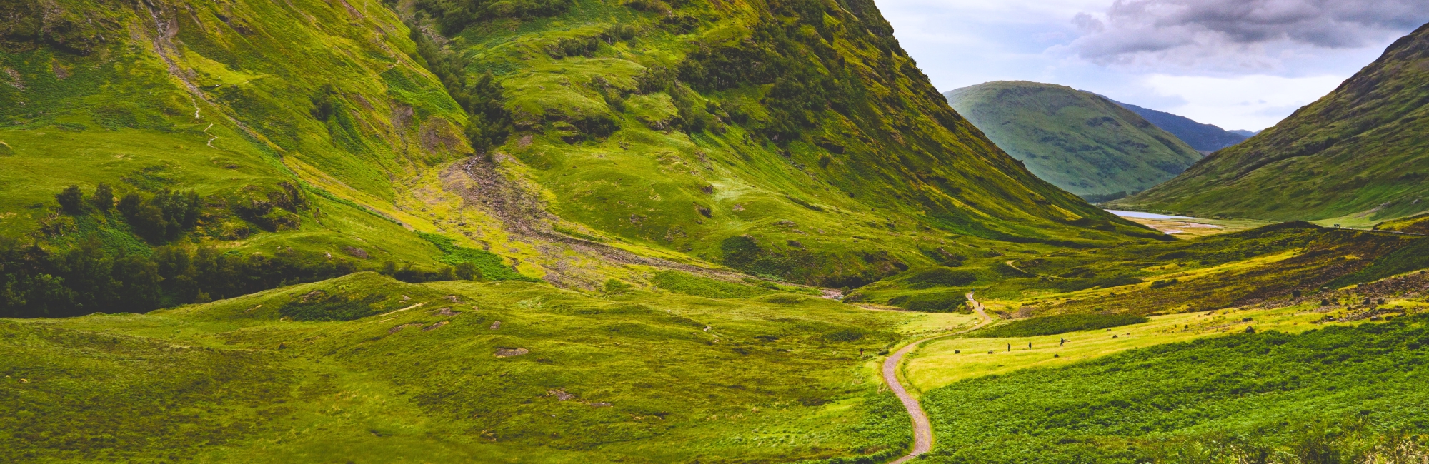 West Highland Way Scotland path to glencoe
